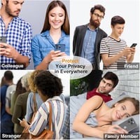 Folie de protecție din sticlă securizată TuFun pentru Samsung Galaxy S22 Ultra 5G, Privacy, 2 bucăți, montare fără bule, 9H, sticlă anti-spionaj 6