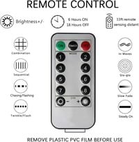 TUIBEIDAMAI LED-es karácsonyi ajándékdoboz szett távirányítóval - 3 db 5