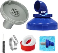 TUIBEIDAMAI 360° Forgó Medence Befúvó Nozzle Intex Bestway Kompatibilis 1