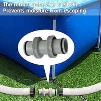 TUIBEIDAMAI 38mm Medence Tömlő Csatlakozó Adapter 2db Bestway Coleman Kompatibilis 4