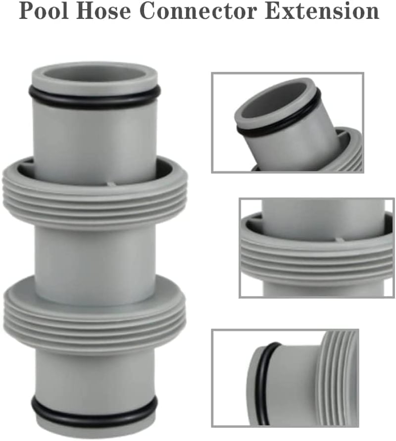 TUIBEIDAMAI 38mm Medence Tömlő Csatlakozó Adapter 2db Bestway Coleman Kompatibilis