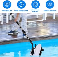TUIBEIDAMAI Teleszkópos Medence Robotporszívó Horog 185 cm 3