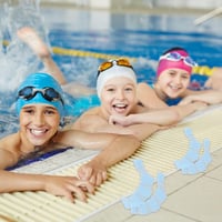 TUKNN Mănuși de înot cu membrană, albastre, silicon, labe de înot pentru mâini, sporturi acvatice, scufundări, surfing, accesoriu de antrenament, mărimea M, 1 pereche 2