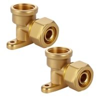 Tulov kutni prijelazni spoj za cijevi DVGW 16x2,0 mm, 1/2" unutarnji navoj - 2 kom 2
