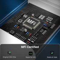 Încărcător rapid iPhone TUMABER 20W, certificat MFi - cu cablu USB-C de 2 m 5