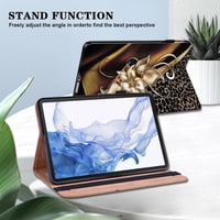 TUOLISG Samsung Galaxy Tab A9 8.7" Védőtok Állvánnyal Virágmintás 3