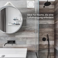 Turbionaire RING 100 SW fürdőszobai ventilátor 100mm fehér visszacsapó szeleppel 5