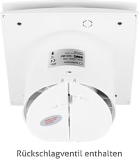 Turbionaire RING 100 SW fürdőszobai ventilátor 100mm fehér visszacsapó szeleppel 6