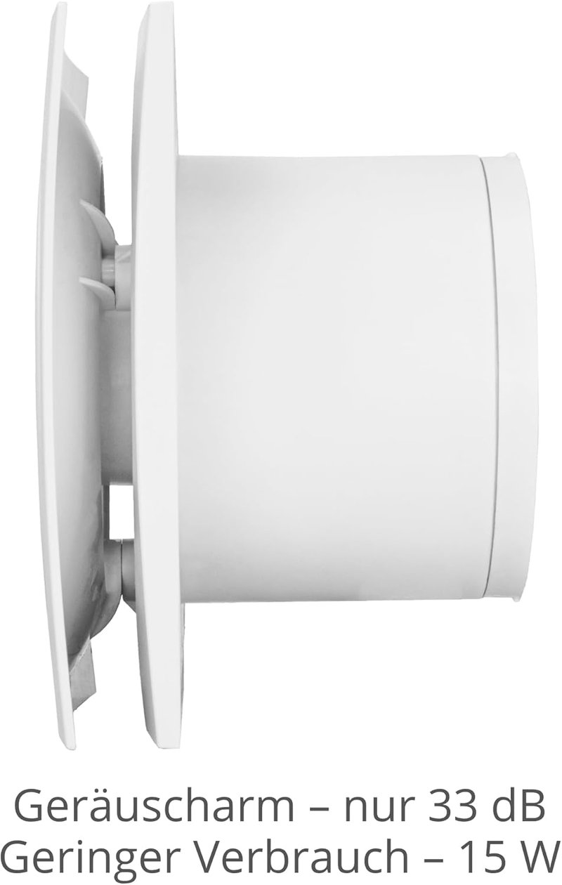 Turbionaire RING 150 SW fürdőszobai ventilátor, 150mm, dupla szívás, vízálló, visszacsapó szeleppel