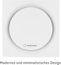 Turbionaire RING 150 SW fürdőszobai ventilátor, 150mm, dupla szívás, vízálló, visszacsapó szeleppel 5