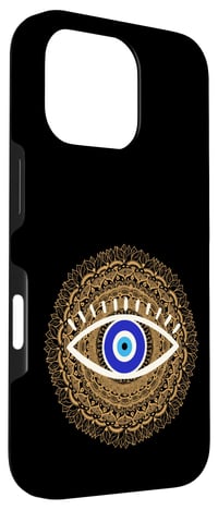 Husă iPhone 16 Pro cu ochi turcesc Nazar – Husă de protecție decorată cu ochiul Nazar 3