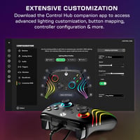 Turtle Beach Afterglow Wave vezetékes RGB játékvezérlő Xbox Series X/S, Xbox One és Windows - fekete 6