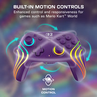 Bezdrôtový herný ovládač Turtle Beach Afterglow Wave pre Nintendo Switch 2 – fialový 8