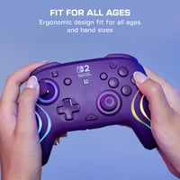 Bezdrôtový herný ovládač Turtle Beach Afterglow Wave pre Nintendo Switch 2 – fialový 9
