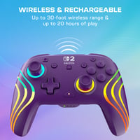 Bezdrôtový herný ovládač Turtle Beach Afterglow Wave pre Nintendo Switch 2 – fialový 7
