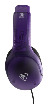 Káblová herná náhlavná súprava Turtle Beach Airlite Fit pre Nintendo Switch – Ghost Violet, výklopný mikrofón, pohodlné náušníky 5