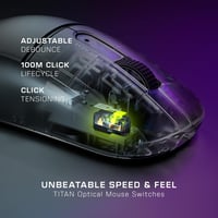Turtle Beach Burst II Air vezeték nélküli gamer egér – 26k DPI, 47 g, fekete 2
