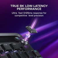 Turtle Beach Command KP7 kompakt gamer billentyűkiosztó PBT billentyűkupakok gyors ravasz hall effekt kapcsoló programozható kerék RGB FPS M 5
