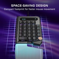 Turtle Beach Command KP7 kompakt gamer billentyűkiosztó PBT billentyűkupakok gyors ravasz hall effekt kapcsoló programozható kerék RGB FPS M 3