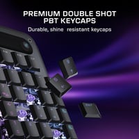 Turtle Beach Command KP7 kompakt gamer billentyűkiosztó PBT billentyűkupakok gyors ravasz hall effekt kapcsoló programozható kerék RGB FPS M 8