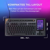 Turtle Beach Command Series KB7 TKL vezetékes gamer billentyűzet - RGB, Hall Effect, DE kiosztás 10