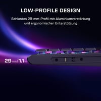 Turtle Beach Command Series KB7 TKL vezetékes gamer billentyűzet - RGB, Hall Effect, DE kiosztás 6