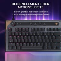 Turtle Beach Command Series KB7 TKL vezetékes gamer billentyűzet - RGB, Hall Effect, DE kiosztás 5