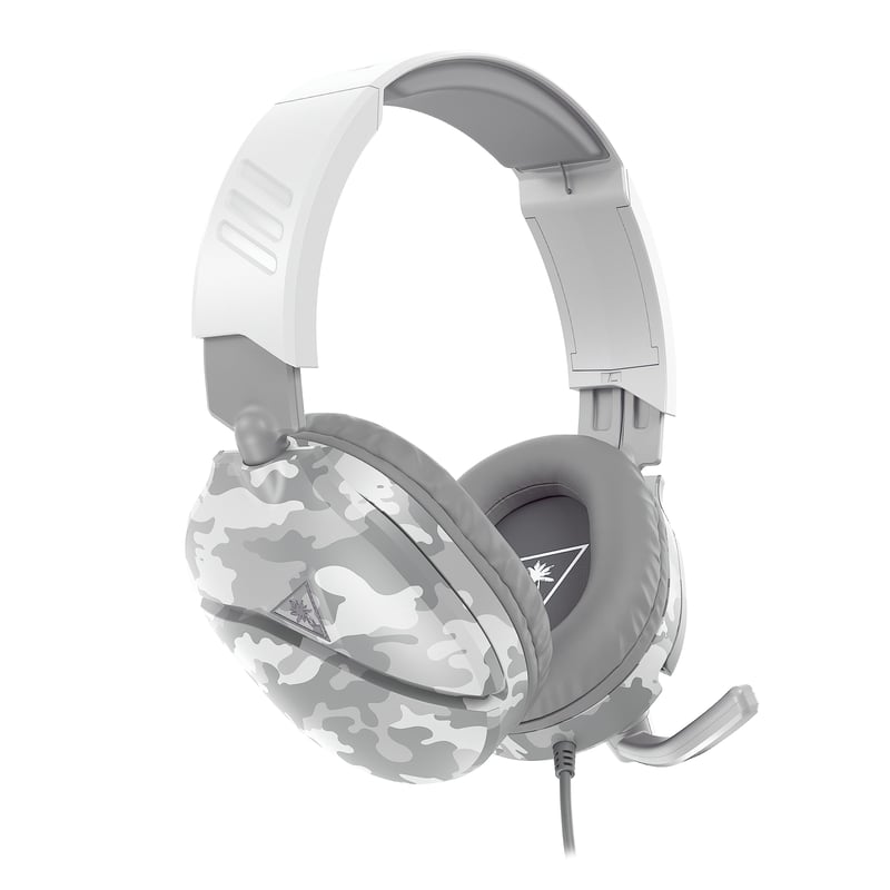 Herná náhlavná súprava Turtle Beach Recon 70 Camo Polar White – káblové slúchadlá kompatibilné s PS5, PS4, Xbox Series X a Xbox One