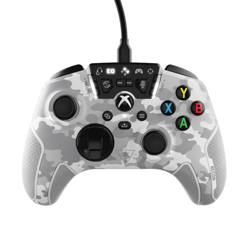 Controller cu fir Turtle Beach Recon, Camuflaj Arctic - compatibil cu Xbox Series X|S, Xbox One și PC