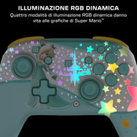 Bezdrôtový ovládač Turtle Beach Rematch – Rosalina – Nintendo Switch 1 a 2, páčky TMR, nastaviteľné RGB, nabíjateľná batéria 4