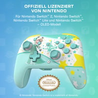 Bezdrôtový ovládač Turtle Beach Rematch – Rosalina – Nintendo Switch 1 a 2, páčky TMR, nastaviteľné RGB, nabíjateľná batéria 2