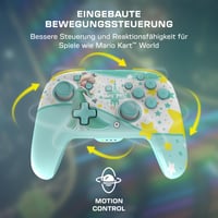 Bezdrôtový ovládač Turtle Beach Rematch – Rosalina – Nintendo Switch 1 a 2, páčky TMR, nastaviteľné RGB, nabíjateľná batéria 7