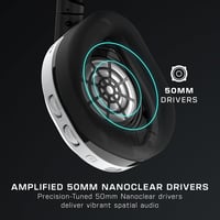 Bezdrôtový herný headset Turtle Beach Stealth 600 pre PlayStation biely, 80 hodín, 50 mm meniče, Bluetooth, PS5, PS4, PC 4