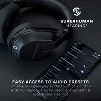 Bezdrôtové herné slúchadlá Turtle Beach Stealth 600, Bluetooth, 80 hodín výdrže batérie, 50 mm meniče, PS5, PS4, PC, mobil, čierne 9