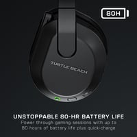 Bezdrôtové herné slúchadlá Turtle Beach Stealth 600, Bluetooth, 80 hodín výdrže batérie, 50 mm meniče, PS5, PS4, PC, mobil, čierne 3