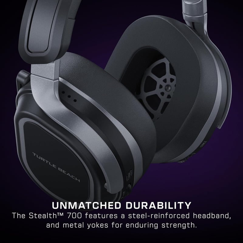 Turtle Beach Stealth 700 Wireless Gaming Headset PS5 PS4 PC Fekete - black