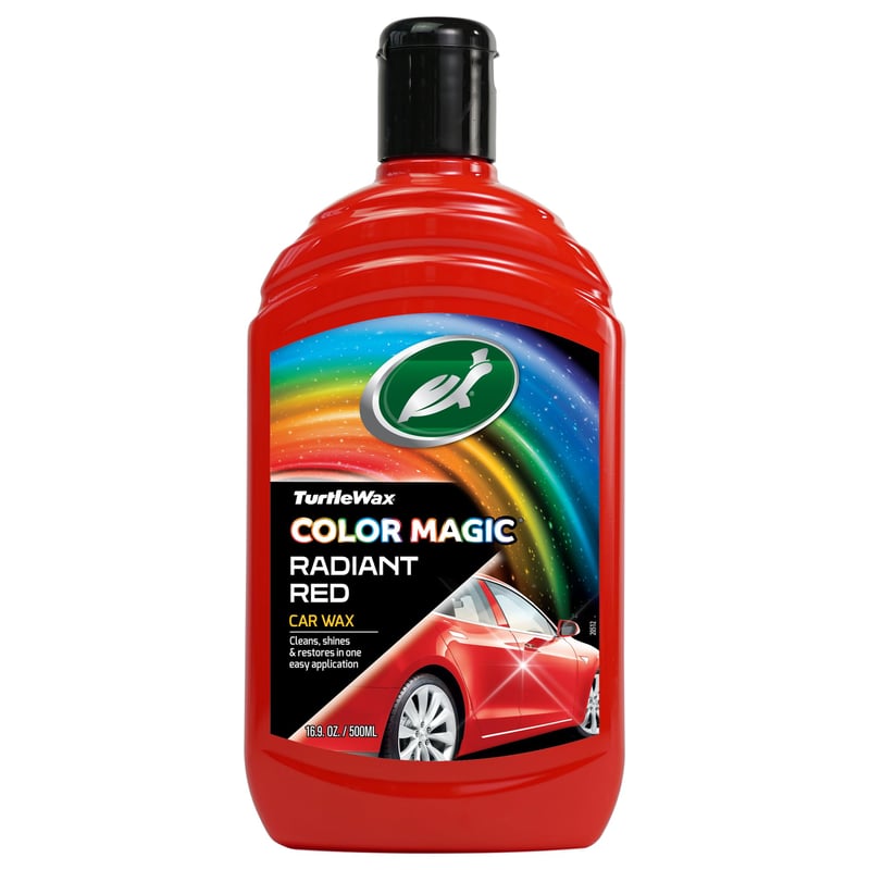 Turtle Wax 52711 Color Magic Polish Auto Roșu 500 ml – Restaurare Culoare și Luciu