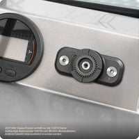 TUSITA Lock 360 základná podpera, obdĺžniková základná doska s 2 otvormi – čierna montážna základňa pre smartfón a na volant auta, kompatibilná s TUSITA Lock 360 7