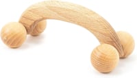 Tuuli fa masszírozó görgő - nyak, váll és hát masszázs eszköz, stresszoldó masszázs labdákkal, 18x7x6 cm, szlovén minőség 1