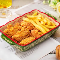 TuYines Keramická zapekacia misa pre 1 osobu s ušami, na lasagne, tiramisu, zapekané jedlá, malý pekáč, forma na pečenie 6