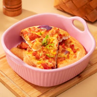 TuYines keramická zapekacia misa do teplovzdušnej rúry a klasickej rúry, s úchytkami, na lasagne, tiramisu, zapekané jedlá, koláče, tapas, 20x20 cm, štvorcový tvar 6