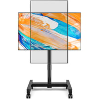TVON mobilni TV stalak s kotačima, 13-50", maks. 20 kg, VESA 200x200 mm - crni 1