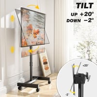 TVON Mobil TV Állvány Kerekekkel 13-50" Plasma/LCD/LED Tévéhez 2