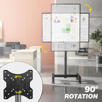 TVON Mobil TV Állvány Kerekekkel 13-50" Plasma/LCD/LED Tévéhez 3