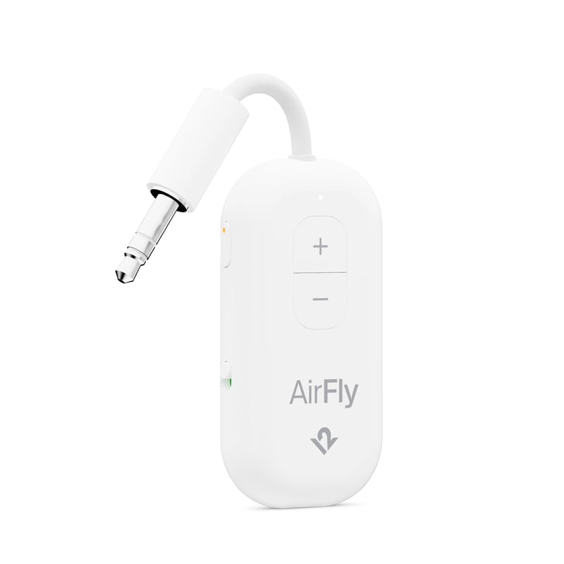 Twelve South AirFly Pro 2 Bluetooth 5.0 vysielač a prijímač adaptér 3,5 mm AUX – biela