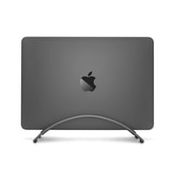 Stojan na MacBook Twelve South BookArc – Priestorovo úsporný vertikálny držiak na stôl pre notebooky Apple MacBook, kompatibilný s M1, vesmírne sivý 1