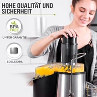 Twinzee 850W Centrifugális Gyümölcs és Zöldség Préselt Elektromos Gyümölcsprés 5