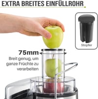 Twinzee 850W Centrifugális Gyümölcs és Zöldség Préselt Elektromos Gyümölcsprés 4
