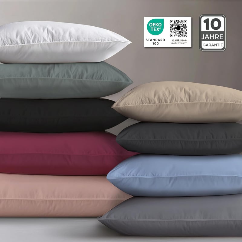 Twinzen Jersey Pamut Párnahuzat 30x50 cm Cipzárral, 2 db Rózsaszín