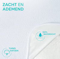 Twinzen vízhatlan matracvédő 120x200 cm pamut légáteresztő 4